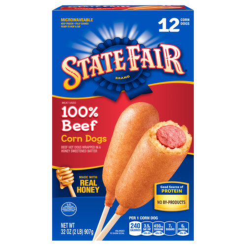 Jumbo Corn Dogs Honey Crunchy 28 ct - Products - Foster Farms