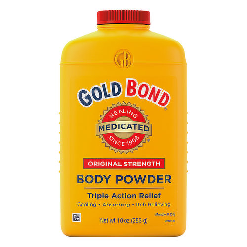 Gold Bond Body Powder, Original Strength, Triple Action Relief