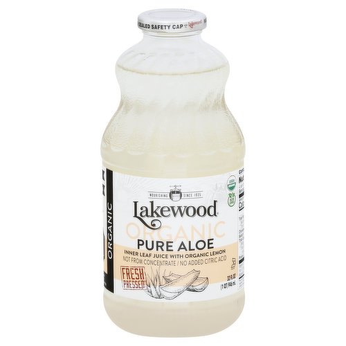 Lakewood Juice, Organic, Pure Aloe