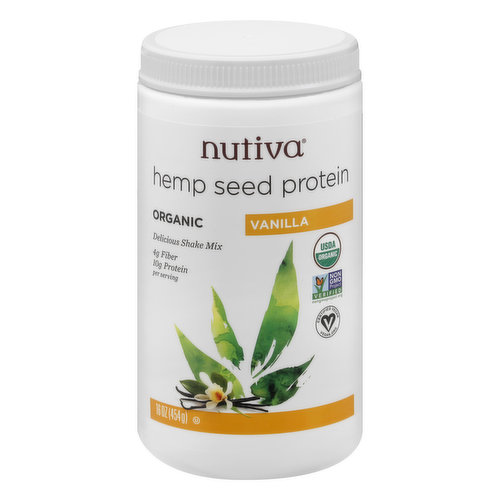 Nutiva Hemp Seed Protein, Organic, Vanilla