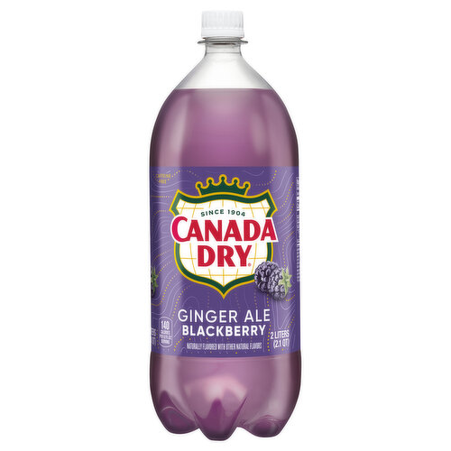 Canada Dry Ginger Ale, Caffeine Free, Blackberry