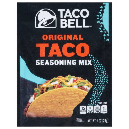 Taco Bell Seasoning Mix, Original, Taco