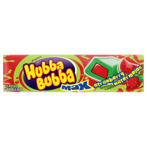 Hubba Bubba Max Bubble Gum, Strawberry Watermelon