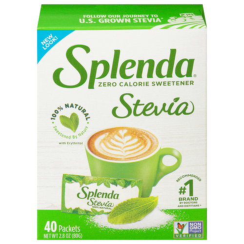 Splenda Sweetener, Zero Calorie, Stevia