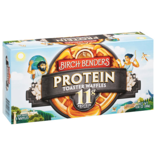 Birch Benders Toaster Waffles, Protein