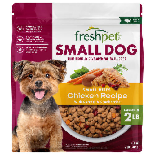 Freshpet Dog Food, Chicken Recipe, Small Dog