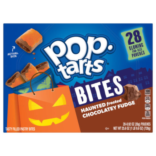 Pop-Tarts Pastry Bites, Frosted Chocolatey Fudge, Haunted