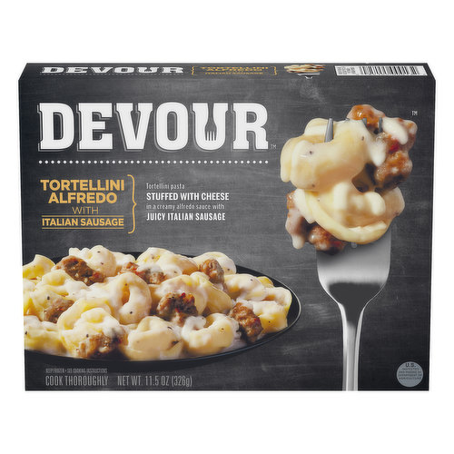 Devour Tortellini Alfredo with Italian Sausage - Brookshire's