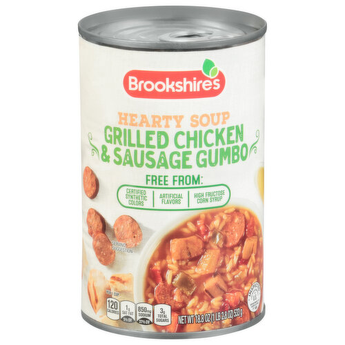 Brookshire's Grilled Chicken & Sausage Gumbo Hearty Soup