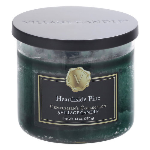 17 fl oz. www.villagecandle.com. Made in Wells, Maine USA.