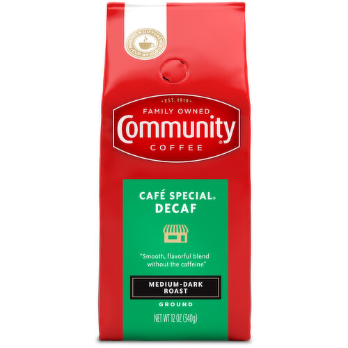 Community Cafe Special Decaf Medium-Dark Roast Ground Coffee