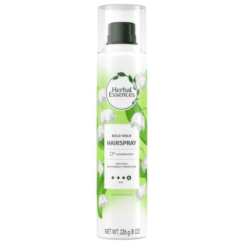 Herbal Essences Hairspray, Bold Hold, Lily, Max