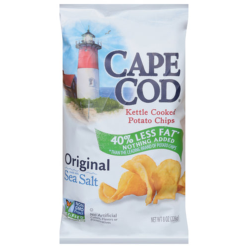 Cape Cod Potato Chips, Kettle Cooked, Original