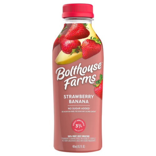 Bolthouse Farms 100% Fruit Juice Smoothie, Strawberry Banana