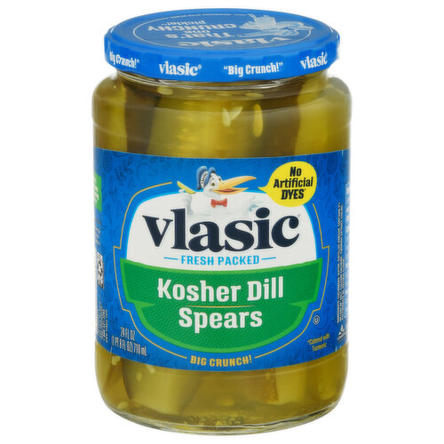 Vlasic Pickles, Spears, Kosher Dill