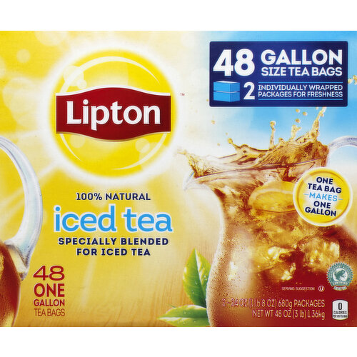 Lipton Iced Tea, Tea Bags