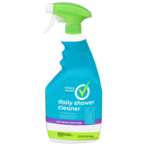 Simply Done Cleaner, Daily Shower