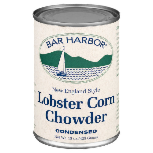 Bar Harbor Lobster Corn Chowder, New England Style, Condensed