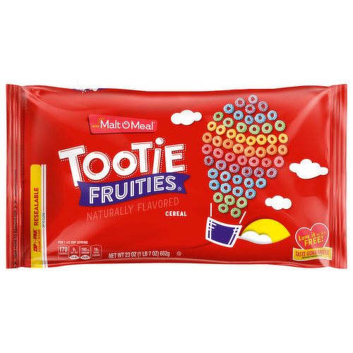 Malt O Meal Cereal, Tootie Fruities, Family Size