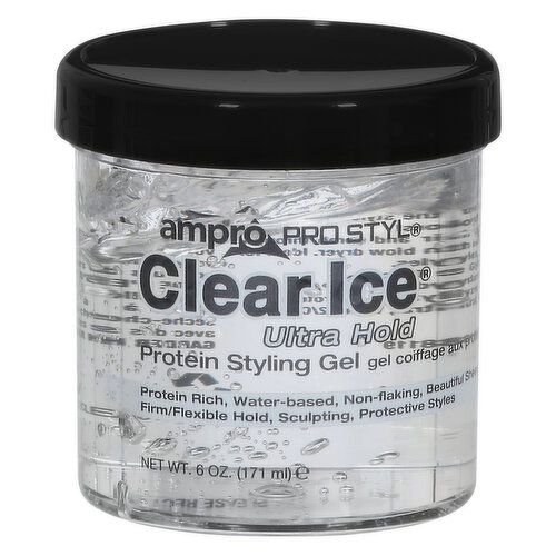 Soft & Silky Styling Gel, Extra Hold, Clear, 6oz