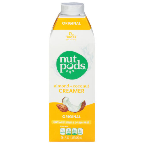 Nutpods Creamer, Almond + Coconut, Original