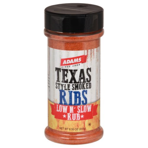 Adams Rub, Texas Style Smoked Ribs