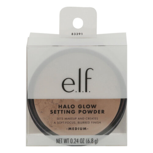 e.l.f. Setting Powder, Halo Glow, Medium