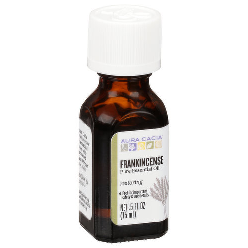 Aura Cacia Pure Essential Oil, Frankincense, Restoring