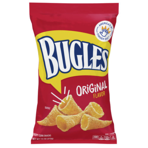 Bugles Corn Snacks, Original Flavor, Crispy