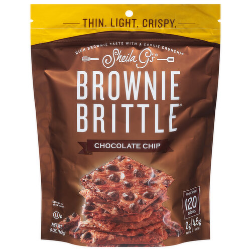 Sheila G's Brownie Brittle, Chocolate Chip Flavored