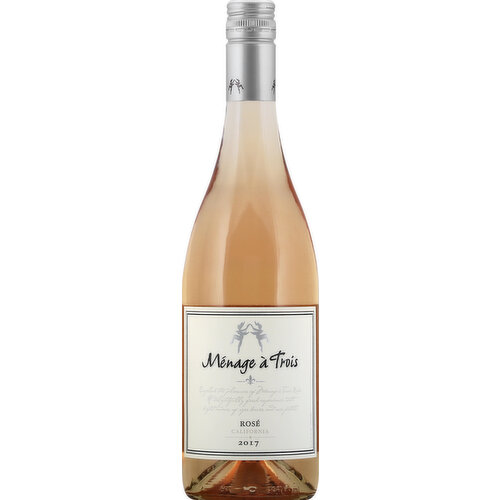 Menage a trois Rose Wine, California, 2017