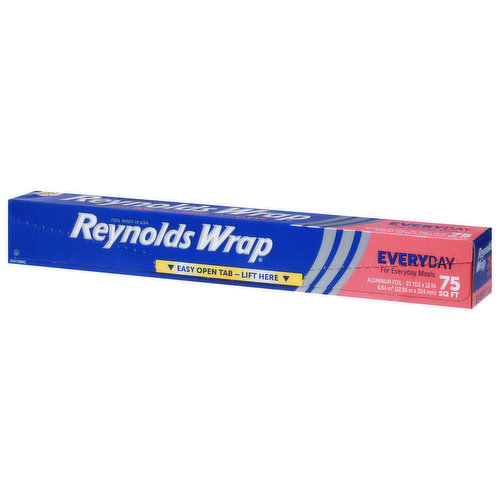 Reynolds Wrap Everyday Strength Non-Stick Aluminum Foil, 150 Square Feet 