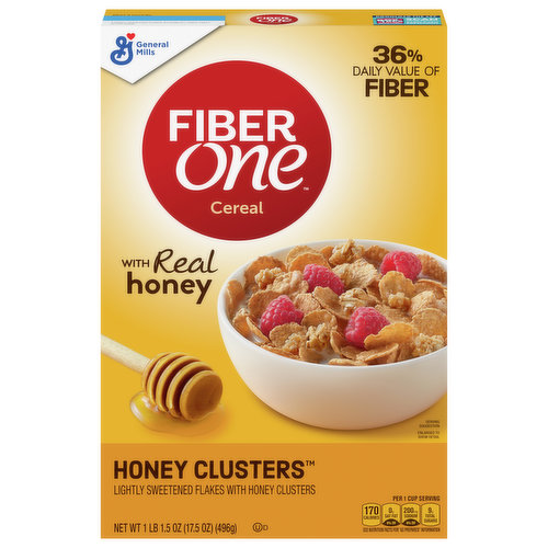 Fiber One Cereal, Honey Clusters