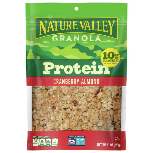 Nature Valley Granola, Protein, Cranberry Almond