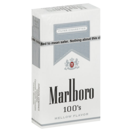Marlboro Cigarettes, Filter, Silver Pack, 100's