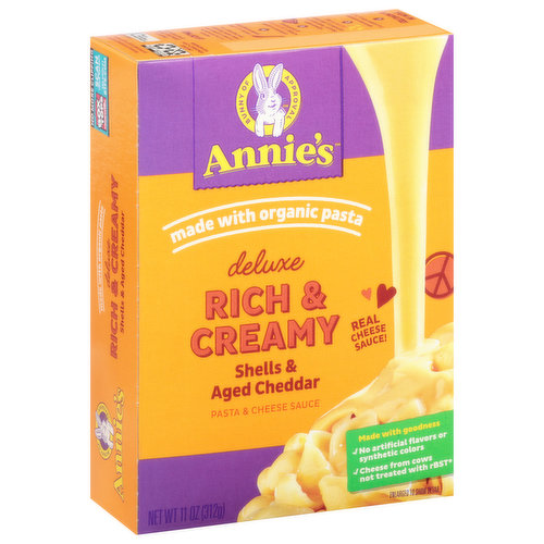 Annie's Macaroni and Cheese Yummy Bunnies, Cheddar, 6 oz.