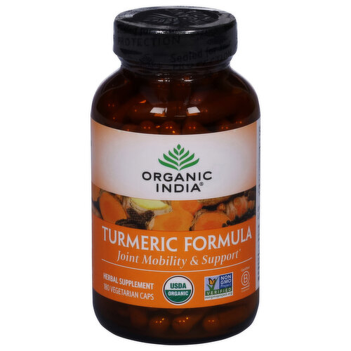 Organic India Turmeric Formula, Caps