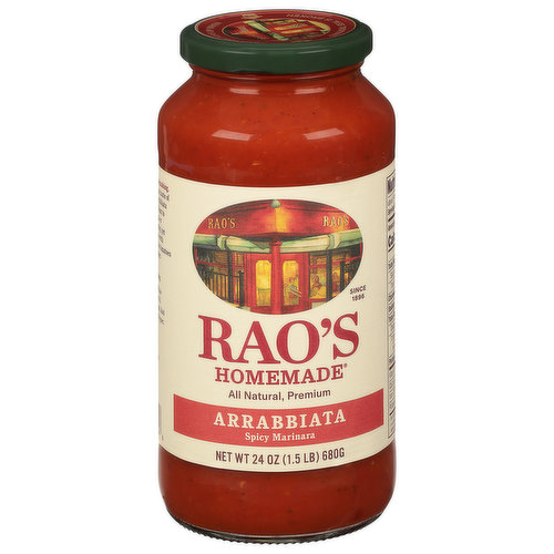 Rao's Sauce, Arrabbiata