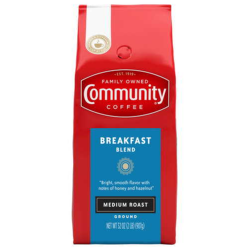 Community Breakfast Blend Medium Roast Ground Coffee