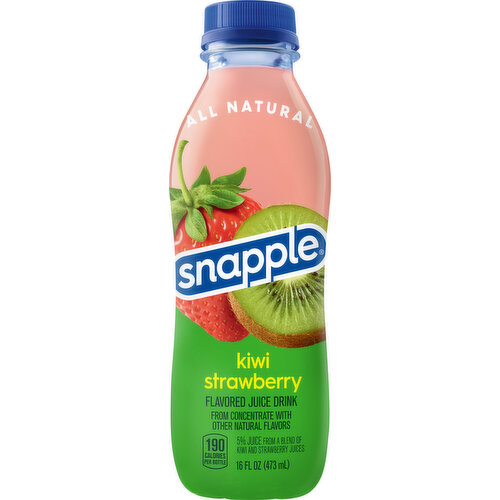 Snapple Juice Drink, Flavored, Kiwi Strawberry