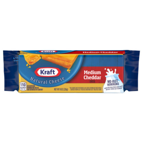 Kraft Medium Cheddar Cheese Block