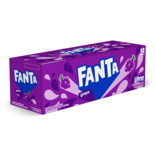 Fanta  Grape Soda Fruit Flavored Soft Drink