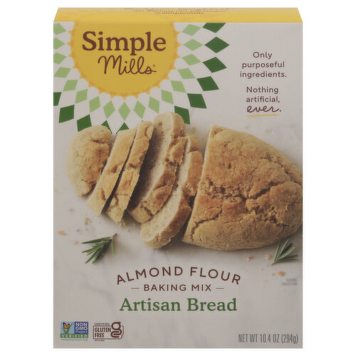 Simple Mills Baking Mix, Almond Flour, Artisan Bread