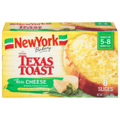 New York Bakery Texas Toast, Cheese, Slices