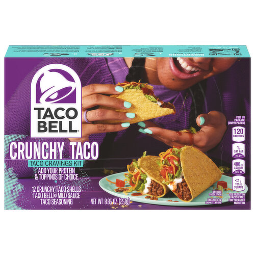 Taco Bell Taco Dinner Kit, Crunchy