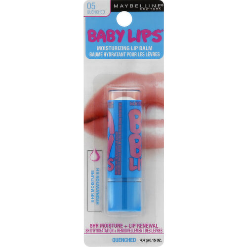 maybelline Lip Balm, Moisturizing, Quenched 05