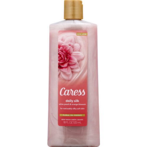 Caress Body Wash, White Peach & Orange Blossom