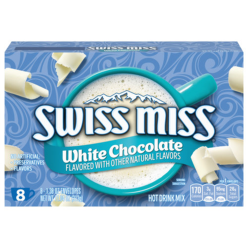 Swiss Miss Hot Drink Mix, White Chocolate