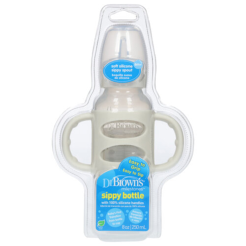 Dr. Brown's Sippy Bottle, 8 Ounce, 6M+