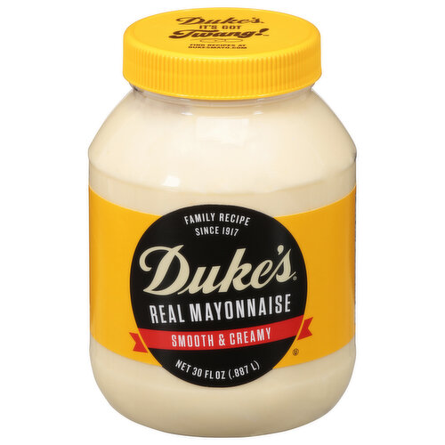 Duke's Mayonnaise, Real, Smooth & Creamy